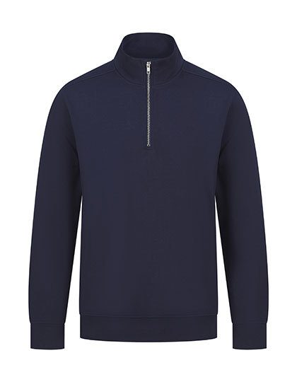 Unisex Sustainable 1/4 Zip Sweatshirt – Henbury in Navy