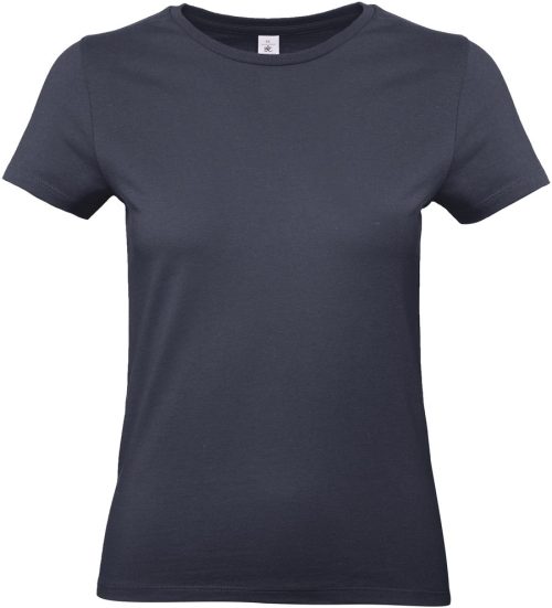 #E190 Ladies' T-shirt TW04T – B&C in Navy