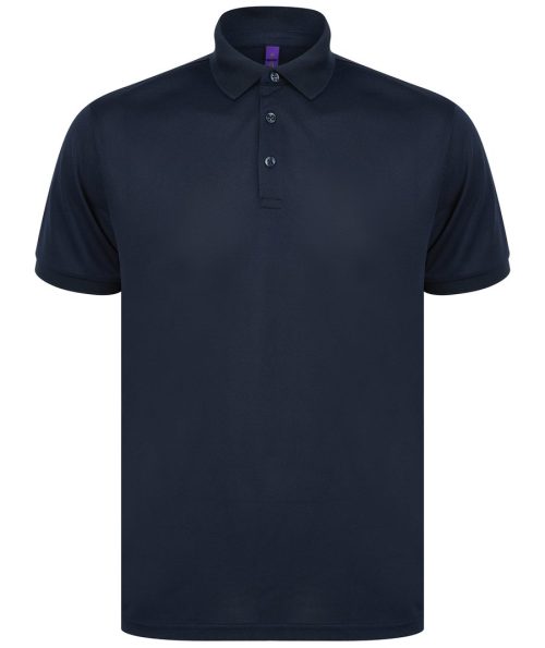 Recycled Polyester Polo Shirt – Henbury in Navy