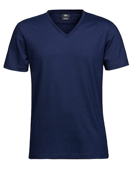 Fashion V-Neck Sof Tee – Tee Jays in Navy