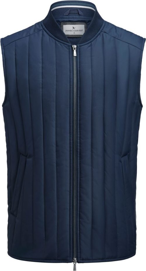 Herren Steppweste Scarsdale Vest Men – James Harvest in Navy