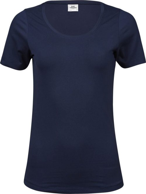 Damen Stretch T-Shirt TJ 450 – Tee Jays in Navy