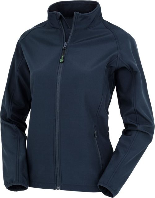Damen 2-Lagen Softshell Jacke "Printable" R 901F – Result in Navy