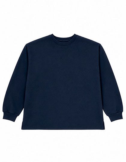 Unisex Sweatshirt open Hem – Miners mate supersize in Navy