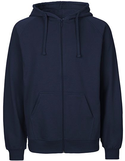 Unisex Tiger Cotton Hoodie With Zipper – Tiger Cotton by Neutral in Navy
