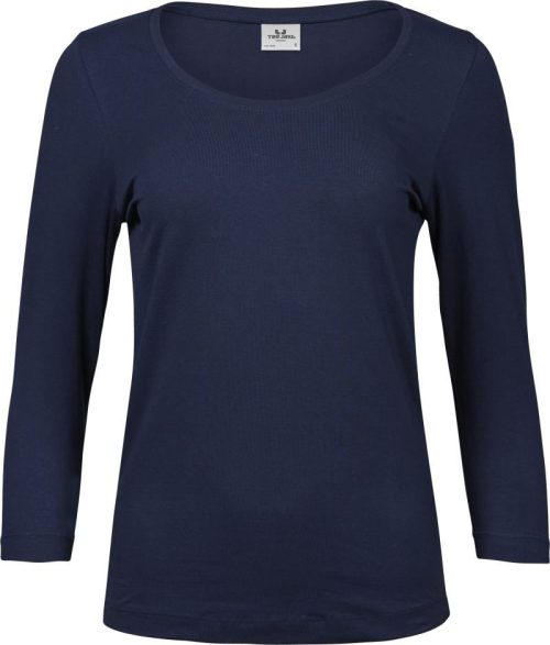 Damen Stretch T-Shirt 3/4 Arm TJ 460 – Tee Jays in Navy