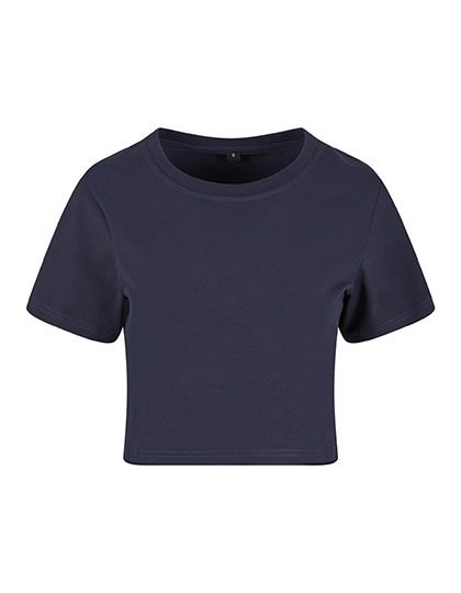 Schweres Damen Crop Top NM 006 – New Morning Studios in Navy