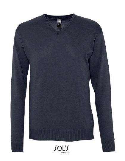 Men´s V-Neck Sweater Galaxy – SOL´S in Navy