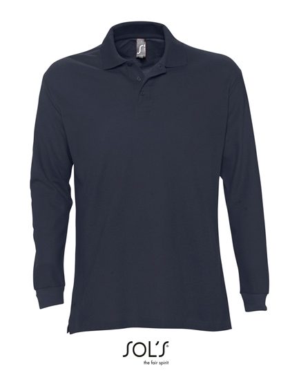 Long Sleeve Polo Star – SOL´S in Navy