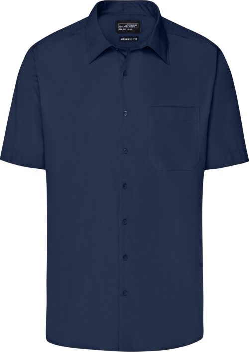 Popeline Business Hemd kurzarm JN 644 – Daiber in Navy