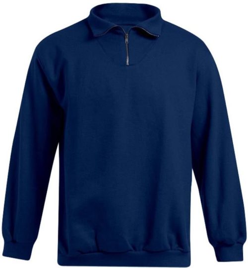 Herren Sweater mit 1/4 Zip "Troyer" 5050 – Promodoro in Navy