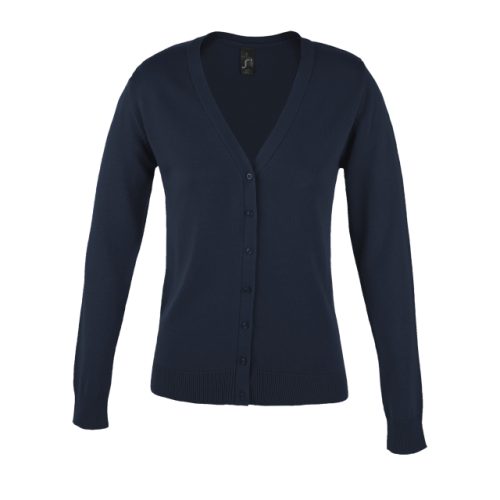 Sol's Golden Women - V-Neck Knitted Cardigan – SOL'S in Navy