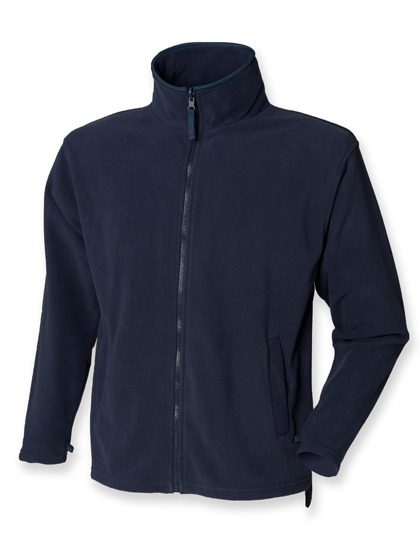 Men´s Microfleece Jacket – Henbury in Navy