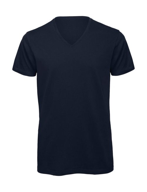 Organic Cotton Inspire V-neck T-shirt TM044 – B&C in Navy