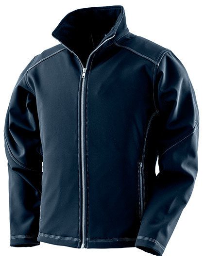 Women´s Treble Stitch Softshell Jacket – Result Workguard in Navy