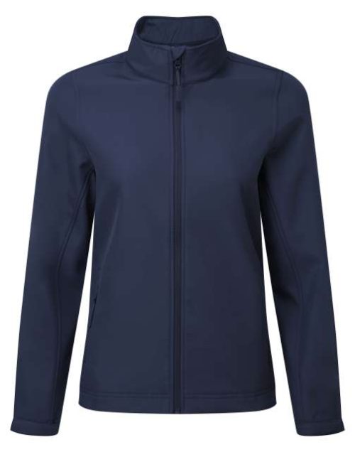 Women’s Windchecker® Printable & Recycled Softshell Jacket – Premier in Navy