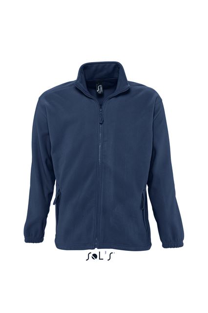Sol's North Men - Zipped Fleece Jacket – SOL'S in Navy
