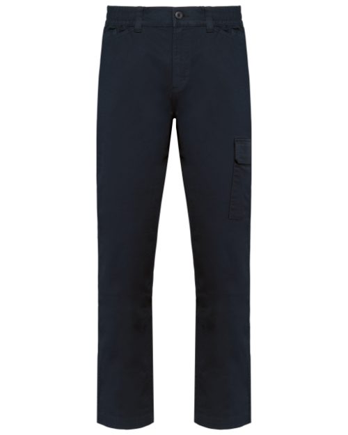 Unisex Cotton Stretch Trousers – Designed To Work in Navy