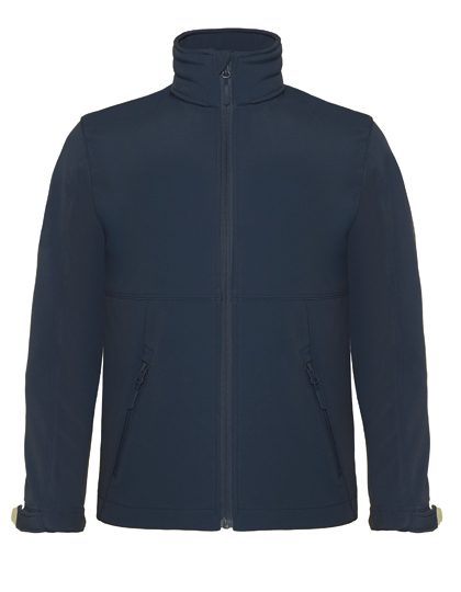 Kids´ Hooded Softshell Jacket – B&C COLLECTION in Navy