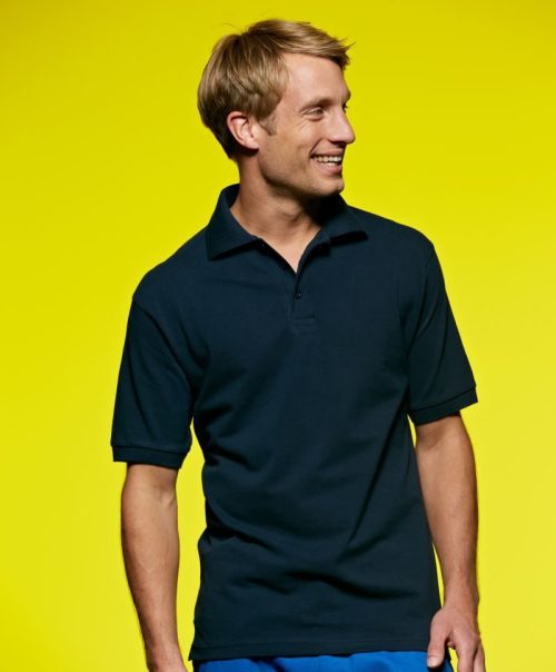 Schweres Herren Workwear Piqué Polo JN 801 – Daiber in Navy