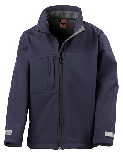 Junior Classic Soft Shell Jacket – Result in Navy