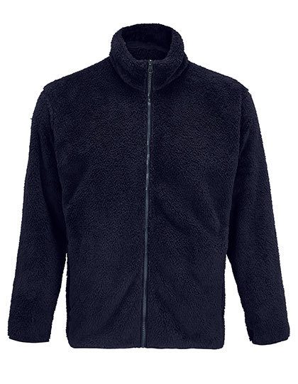 Unisex Fleece Zip Jacket Finch – SOL´S in Navy