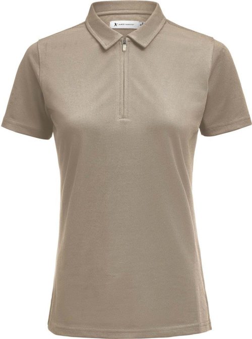 Damen Piqué Polo mit Zip Montana Polo Woman – James Harvest in Navy