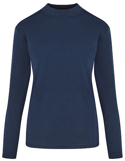 Women´s Premium Highneck Longsleeve Tees – HRM in Navy