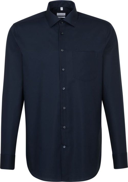 Hemd langarm Shirt Regular LSL – Seidensticker in Navy