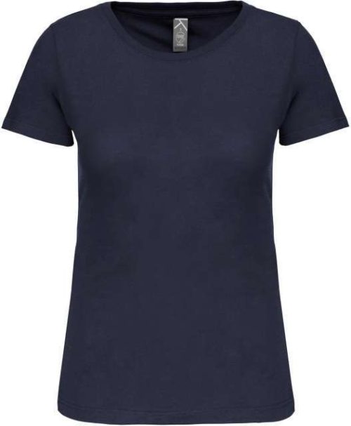 Ladies' Bio150ic Crew Neck T-Shirt – Kariban in Navy