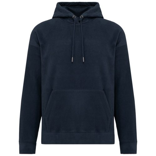 Oversize-Unisex-Kapuzensweatshirt aus recyceltem Fleece K949 – Kariban in Navy