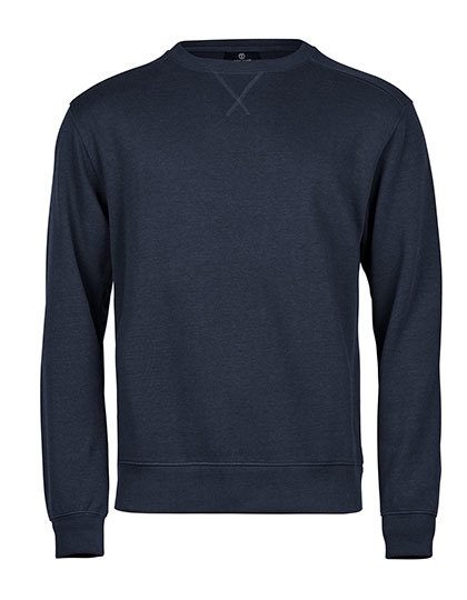 Ribbed Interlock Crew Neck – Tee Jays in Navy