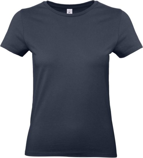 Schweres Damen T-Shirt #E190 /women – B&C in Navy