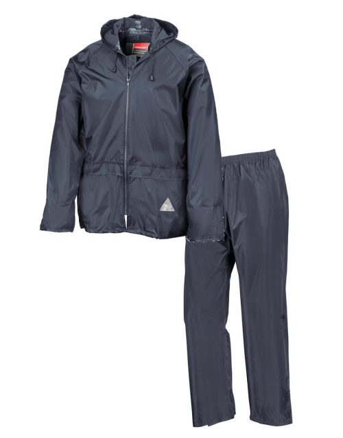 Waterproof Jacket & Trouser Set – Result in Navy