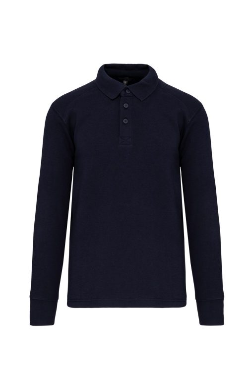 Sweatshirt mit Polokragen WK4000 – WK in Navy