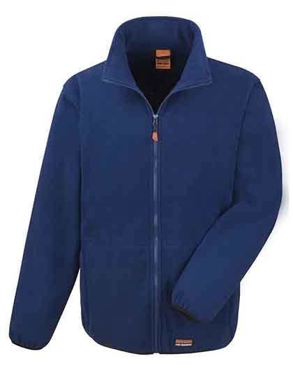 Heavy Duty Microfleece Jacket – Result Workguard in Navy