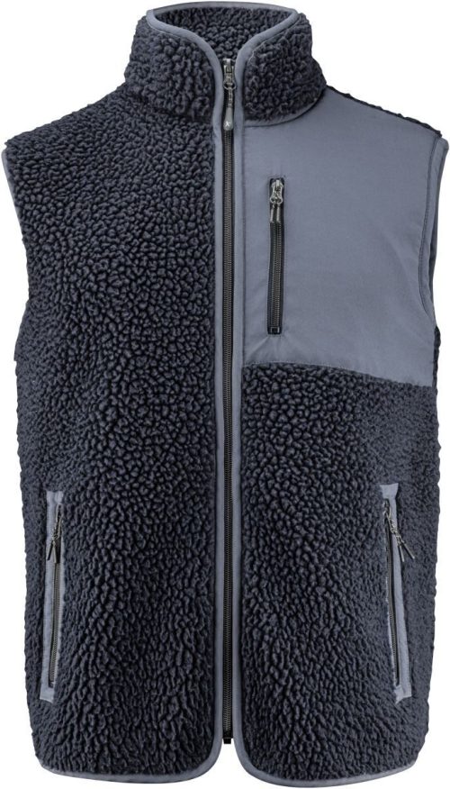Herren Sherpa Fleece Weste "Two-Tone" Kingsley Fleece Vest Men – James Harvest in Navy