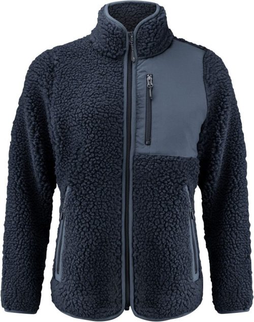 Damen Sherpa Fleece Jacke "Two-Tone" Kingsley Fleece Women – James Harvest in Navy