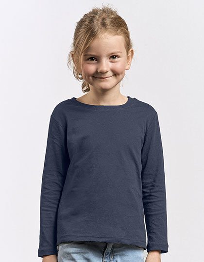Kid´s Premium-T Longsleeve – Promodoro in Navy