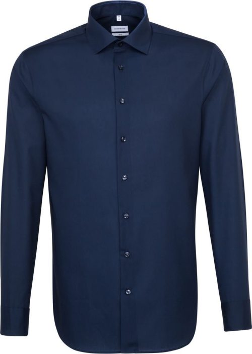 Hemd langarm Shirt Slim LSL – Seidensticker in Navy