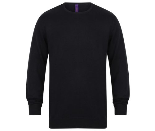 Men´s Lightweight Crew Neck Jumper – Henbury in Navy