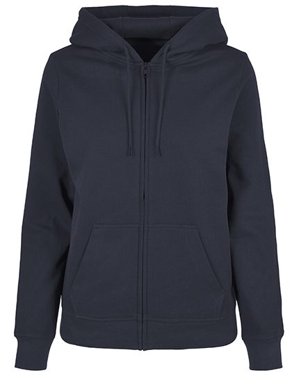 Ladies Basic Zip Hoody – Build Your Brand Basic in Navy