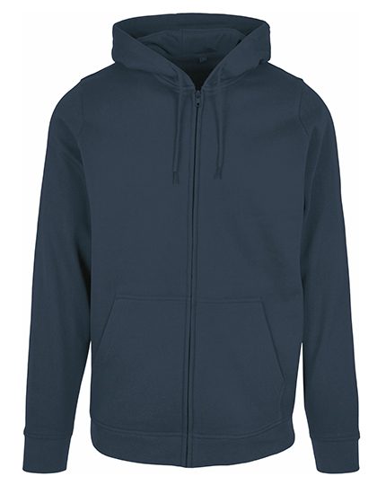 Basic Zip Hoody – Build Your Brand Basic in Navy