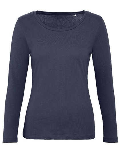 Inspire Long Sleeve T /Women_° – B&C BE INSPIRED in Navy Blue