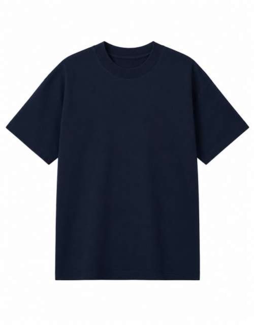 Mens Boxy Tee – True Blanks in Navy Blue