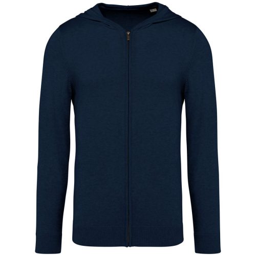Herrenkapuzenpullover aus Lyocell NS906 – Spasso in Navy Blue