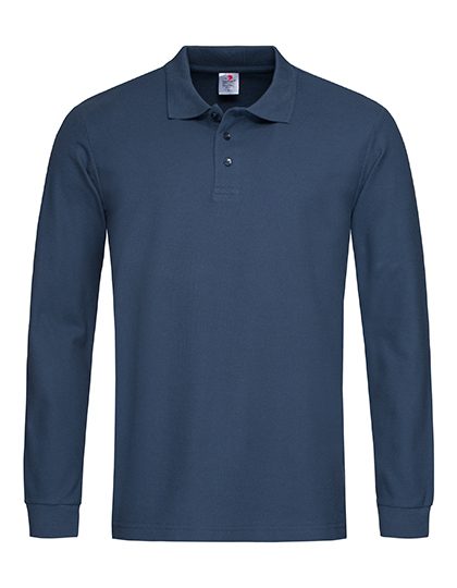 Classic Polo Long Sleeve – Stedman® in Navy Blue
