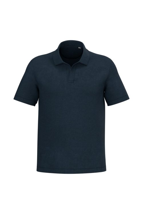 Herren-Polohemd aus Frottee SP229 – Spasso in Navy Blue