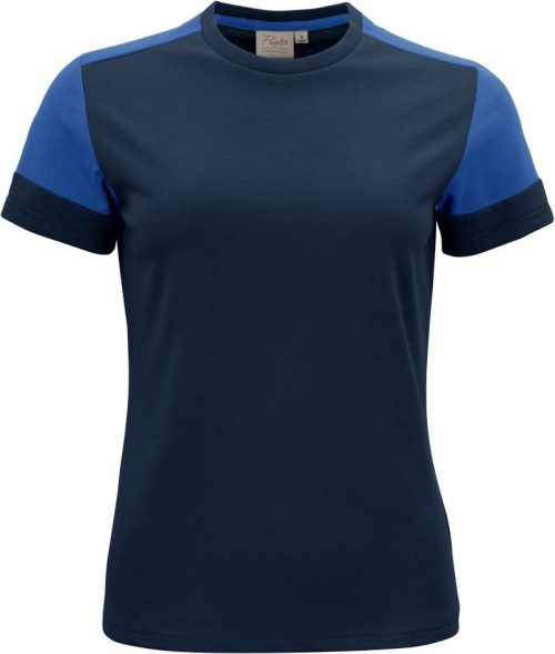 Schweres Damen T-Shirt Prime T Women – Printer in Navy/Cobalt