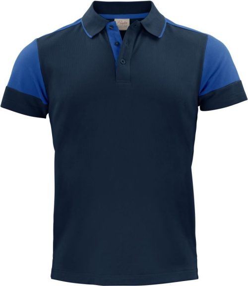 Schweres Herren Piqué Polo Prime Polo Men – Printer in Navy/Cobalt